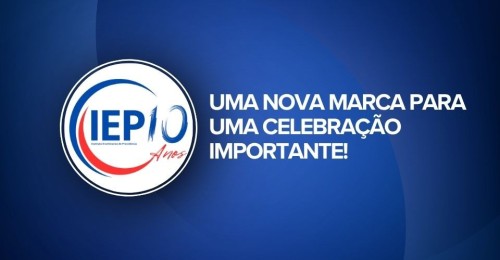 IEP lanÃ§a nova identidade visual em comemoraÃ§Ã£o aos 10 anos de histÃ³ria
