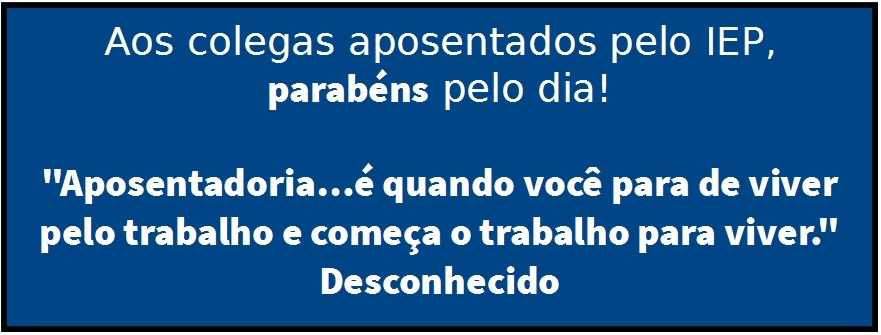 24 de janeiro - Dia do Aposentado